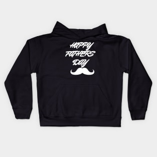 Happy Fathers Day Design Typography WordArt Design Kids Hoodie